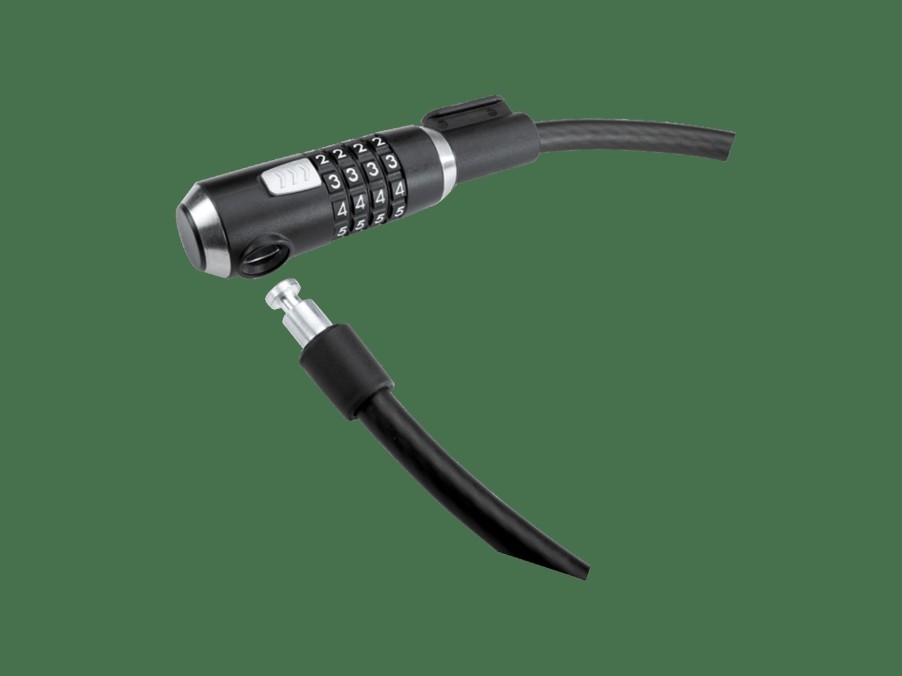 Accessories Trek Locks | Kryptonite Kryptoflex 1218 Combo Cable Lock Black