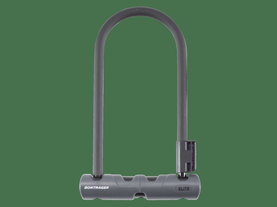 Accessories Trek Locks | Bontrager Elite Keyed U-Lock Black