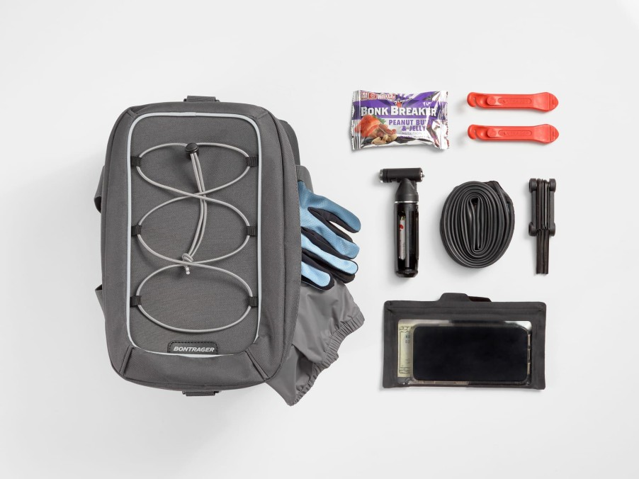 Accessories Trek Bags & Panniers | Bontrager Mik Commuter Trunk Bag Black