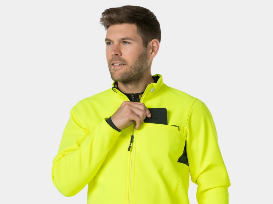 Apparel Trek Jackets & Vests | Bontrager Circuit Softshell Cycling Jacket Visibility Yellow