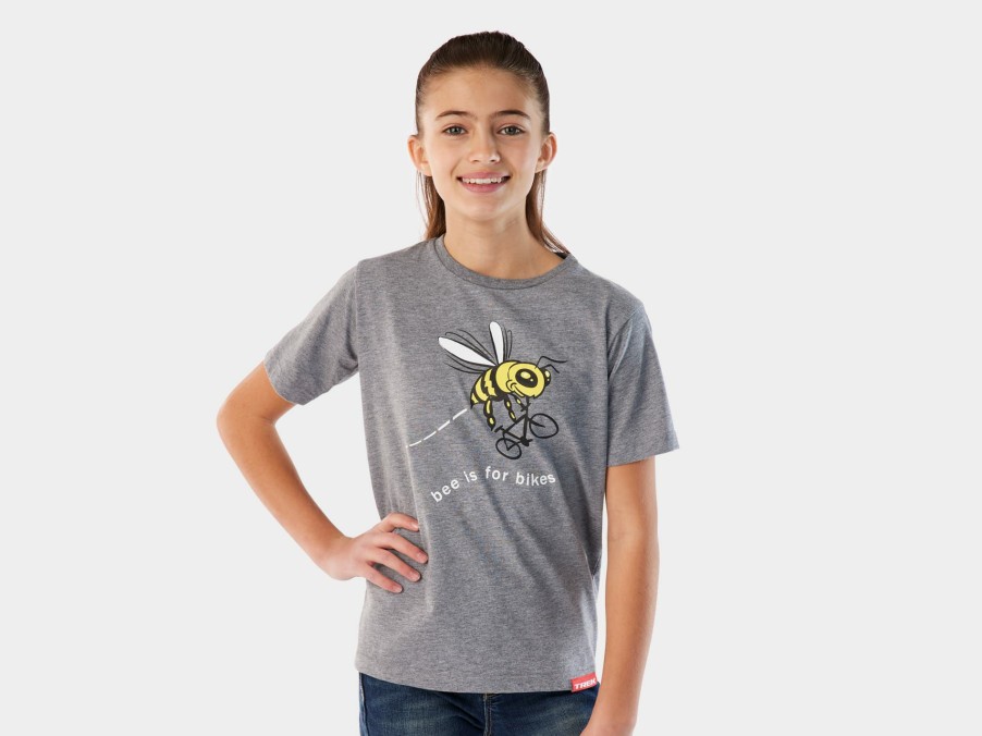 Apparel Trek T-Shirts | Trek Bee Youth T-Shirt Grey