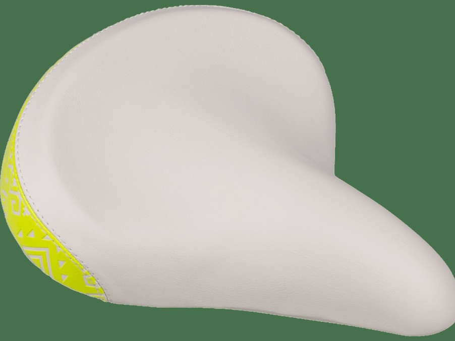 Parts Trek Saddles | Electra Water Lily Cruiser Bike Saddle Cream/Visibility Yellow