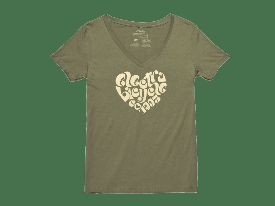 Apparel Trek T-Shirts | Electra Ladies' 1993 T-Shirt Olive Grey