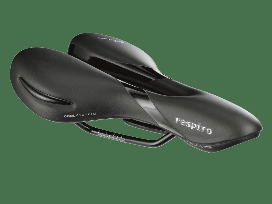 Parts Trek Saddles | Selle Royal Respiro Athletic Unisex Bike Saddle Black