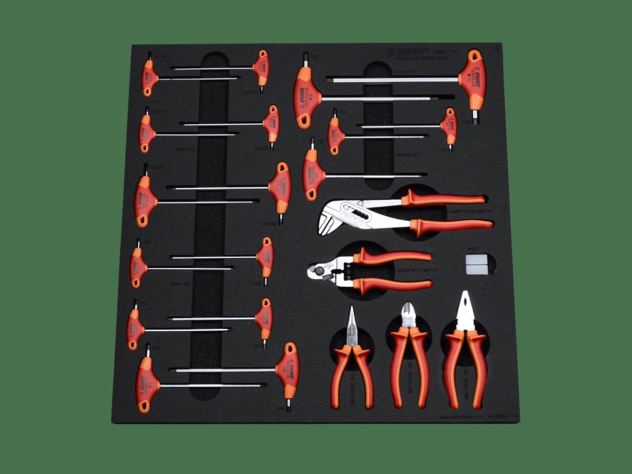 Parts Trek Tools & Maintenance | Unior Production Bench Drawer 4 Tool Tray Set Black