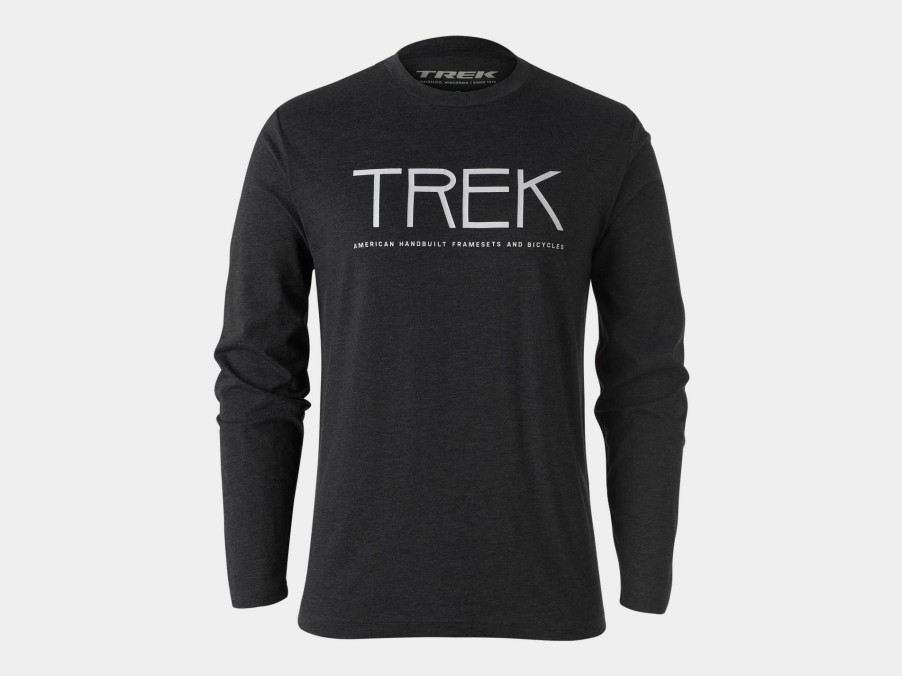 Apparel Trek T-Shirts | Trek Vintage Logo Long Sleeve Unisex T-Shirt Black