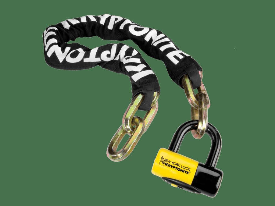 Accessories Trek Locks | Kryptonite New York Fahgettaboudit 1410 Chain Lock Black