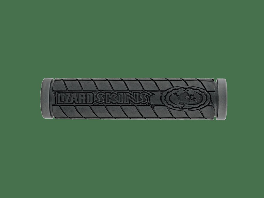 Parts Trek Grips | Lizard Skins Dual Compound Logo Grip Set Black