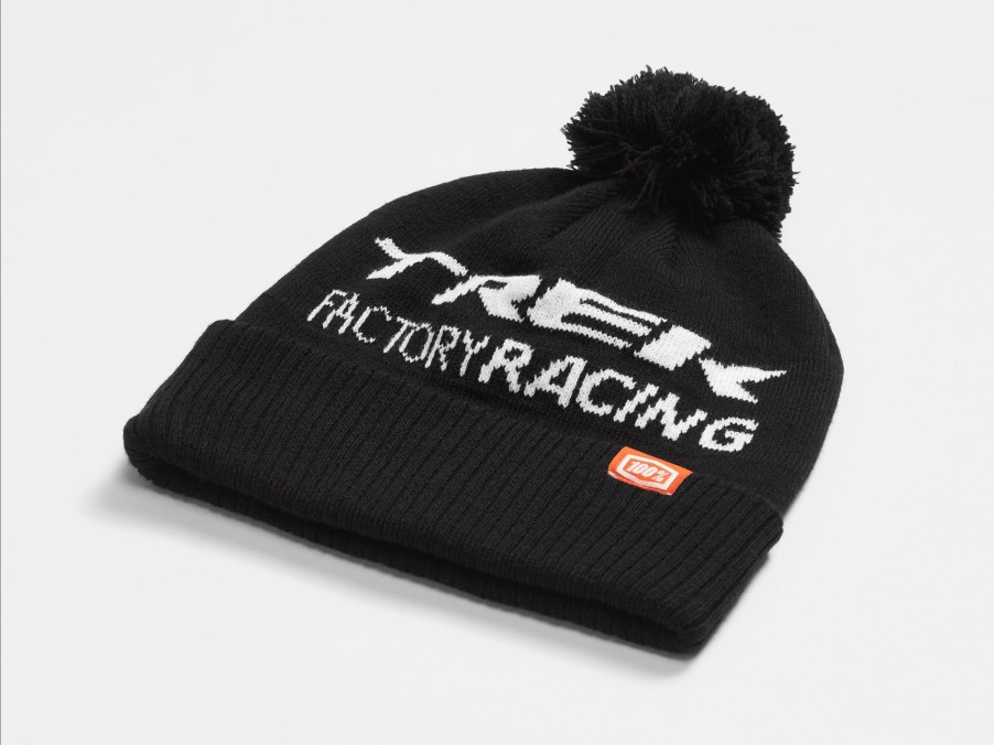 Apparel Trek Casual Wear | 100% Trek Factory Racing Pom Beanie Black