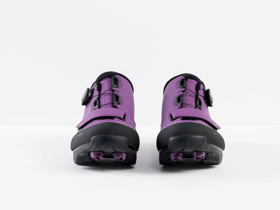 Apparel Trek Mountain Bike Shoes | Bontrager Foray Women'S Mountain Bike Shoe Purple Lotus