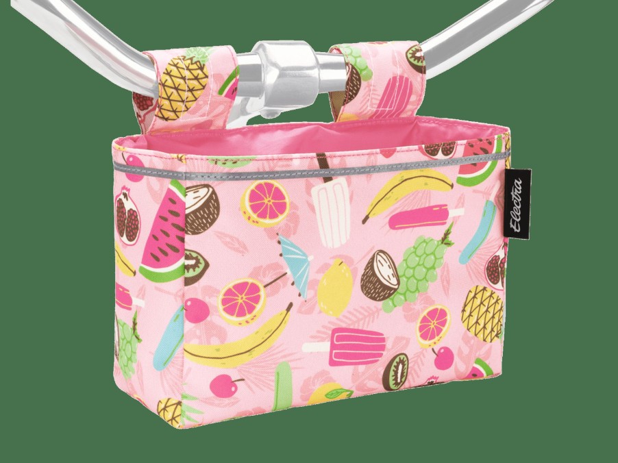 Accessories Trek Bags & Panniers | Electra Tutti Frutti Handlebar Bag Bubblegum Pink