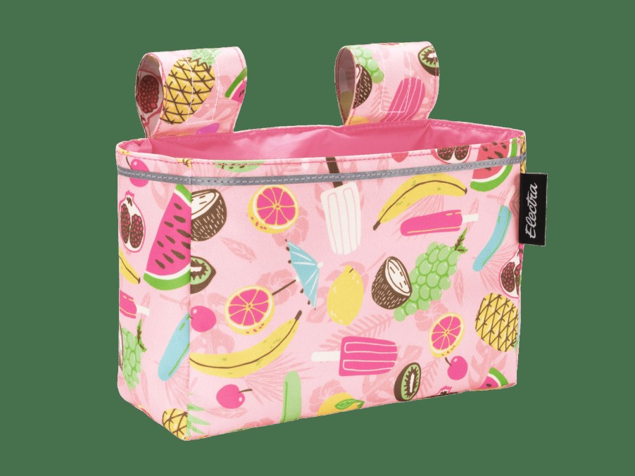 Accessories Trek Bags & Panniers | Electra Tutti Frutti Handlebar Bag Bubblegum Pink