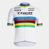 Apparel Trek Team Wear | Santini Trek Factory Racing Replica World Champion Cycling Jersey White/Yellow