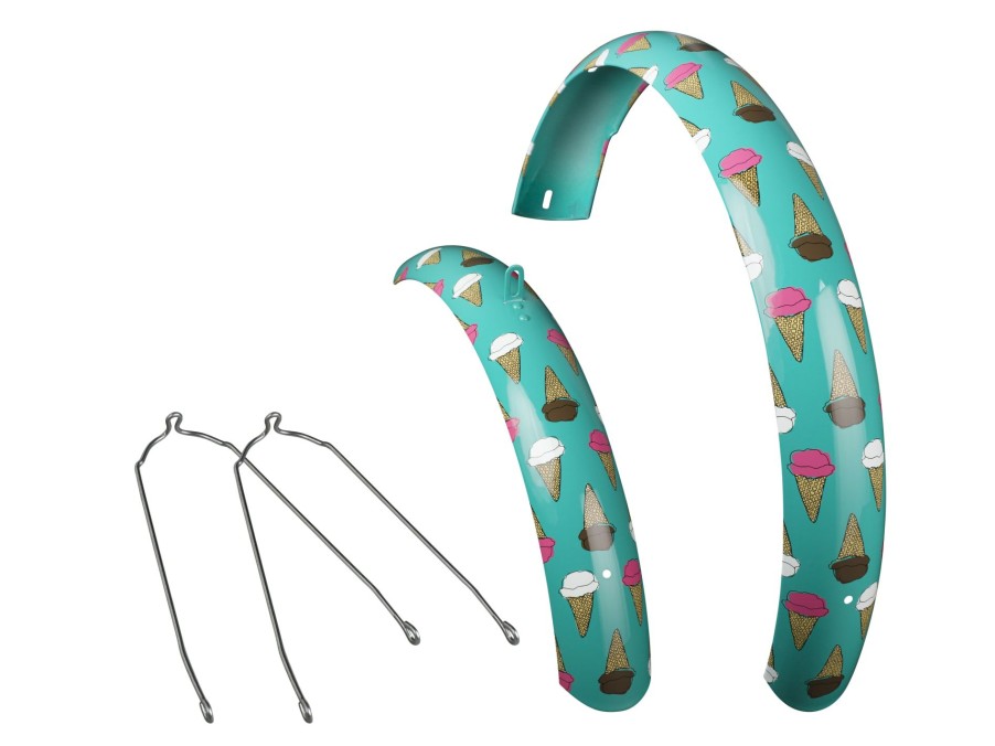 Accessories Trek Fenders | Electra Sweet Ride Girls' Fender Set Teal