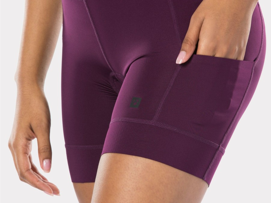 Apparel Trek Shorts & Bib Shorts | Bontrager Vella Women'S Indoor Cycling Short Dnister Black