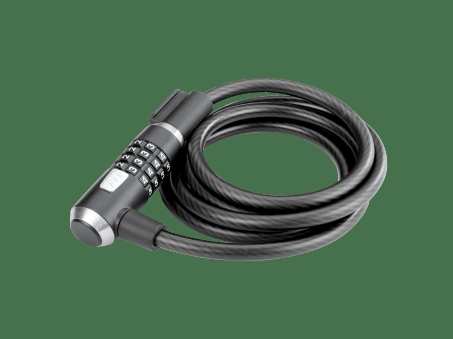 Accessories Trek Locks | Kryptonite Kryptoflex 1018 Combo Cable Lock Black