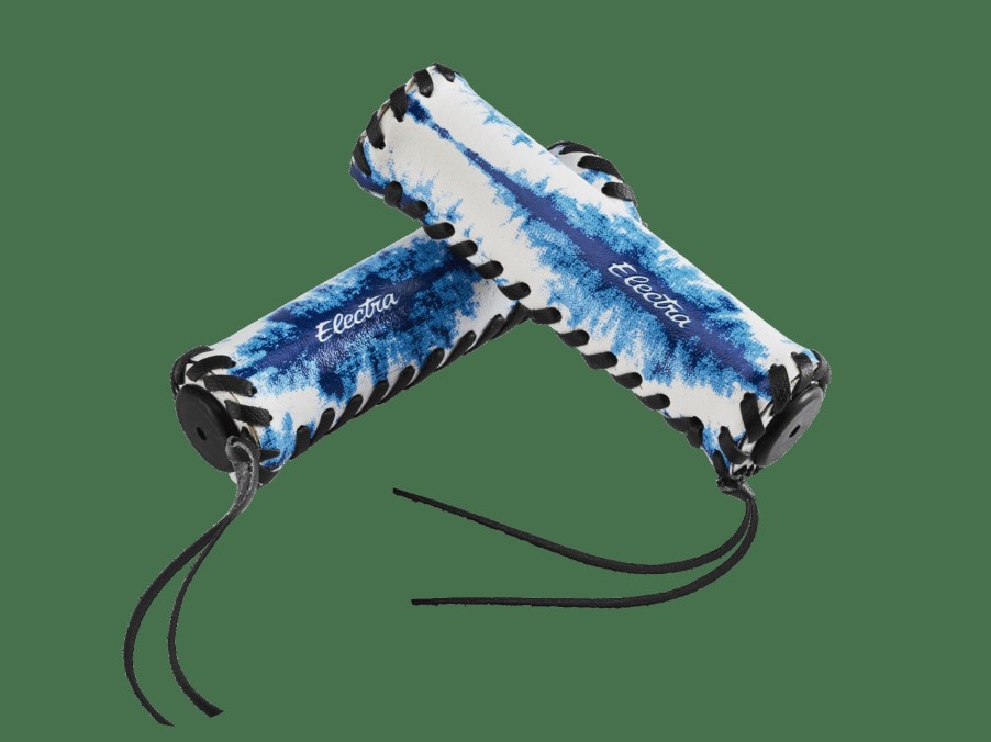 Parts Trek Grips | Electra Shibori Foam Grips Black/Dark Blue