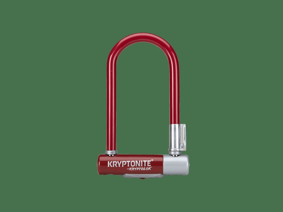 Accessories Trek Locks | Kryptonite New-U Kryptolok Mini-7 U-Lock Black