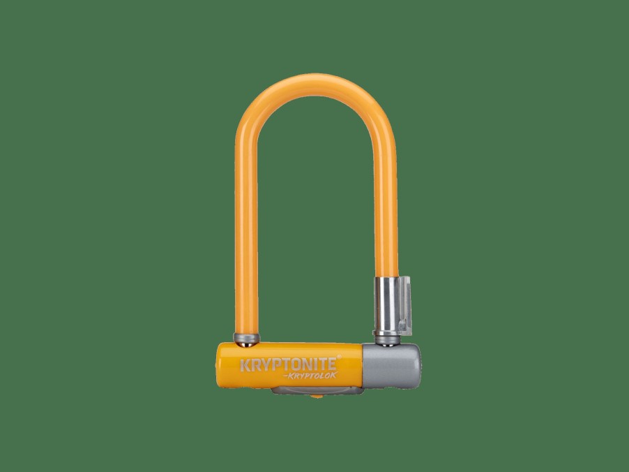 Accessories Trek Locks | Kryptonite New-U Kryptolok Mini-7 U-Lock Black