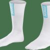 Apparel Trek Team Wear | Santini Trek-Segafredo Women'S Team Cycling Socks White/Light Blue