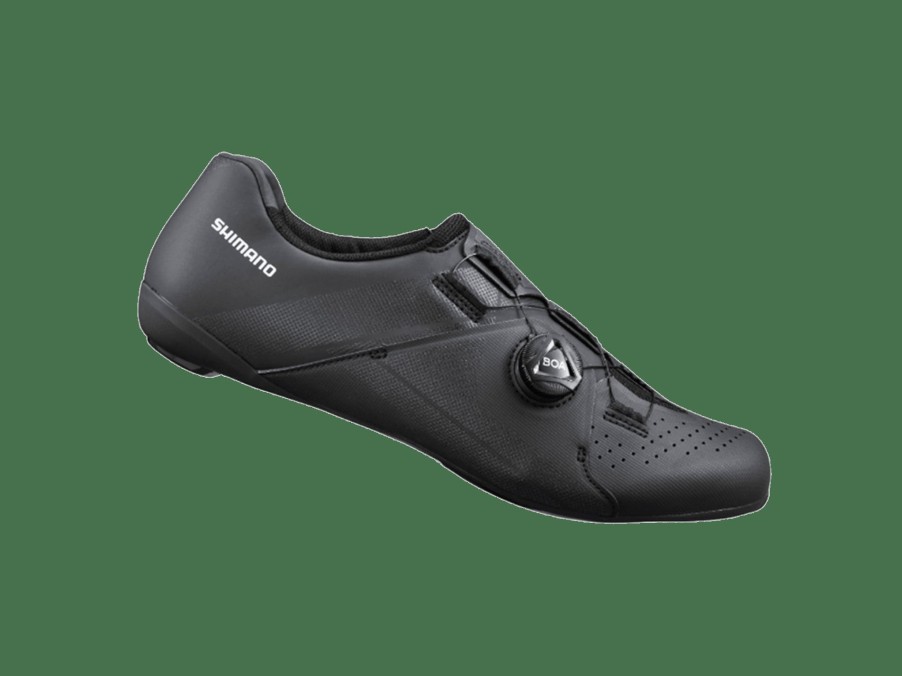 Apparel Trek Road Bike Shoes | Shimano Rc300 Men'S Road Cycling Shoe Black