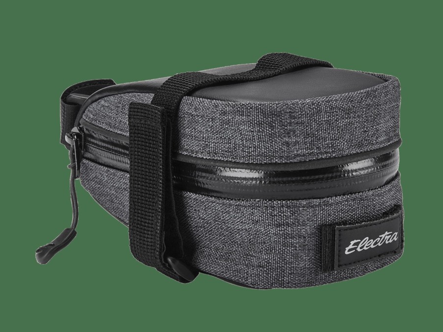 Accessories Trek Bags & Panniers | Electra Heather Charcoal Saddle Bag Dark Grey