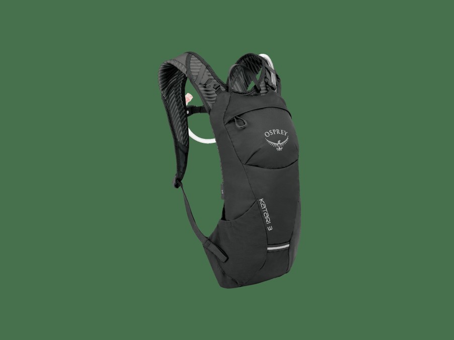 Accessories Trek Bags & Panniers | Osprey Katari 3 Hydration Pack Black