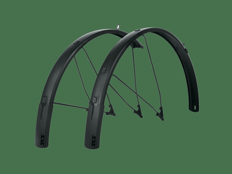 Accessories Trek Fenders | Sks Bluemels B56 Style Fender Set Black