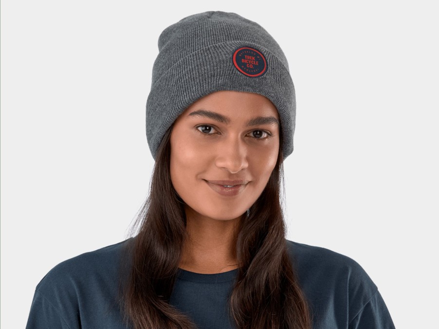 Apparel Trek Casual Wear | Trek Circle Beanie Grey