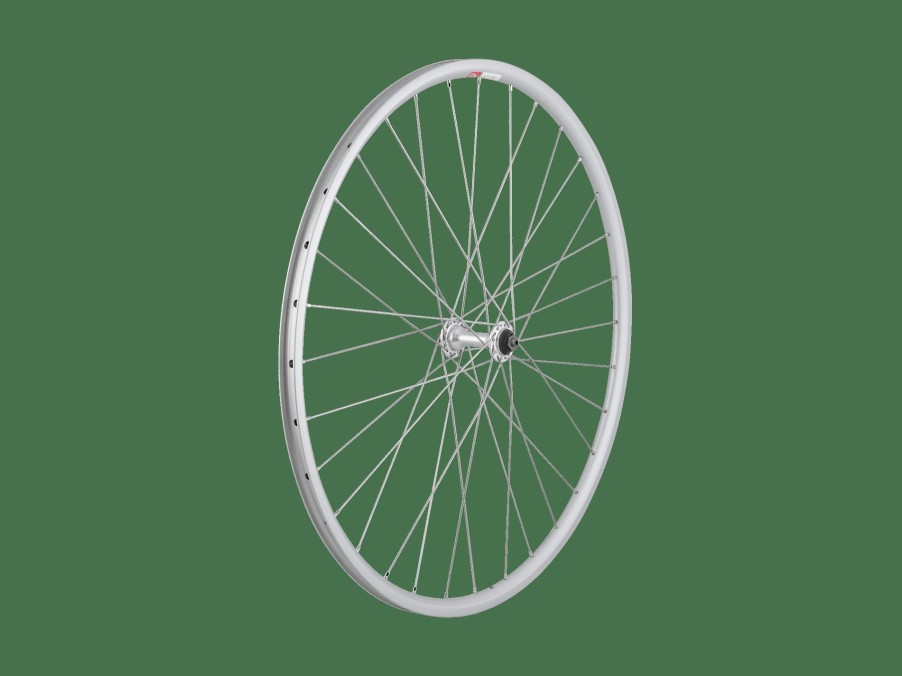 Parts Trek Road Wheels | Sta-Tru Tubeless Ready Alloy Qr Stainless Spoke 700C Road Wheel Silver