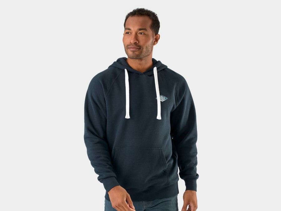 Apparel Trek Casual Wear | Trek Diamond Patch Hoodie Navy