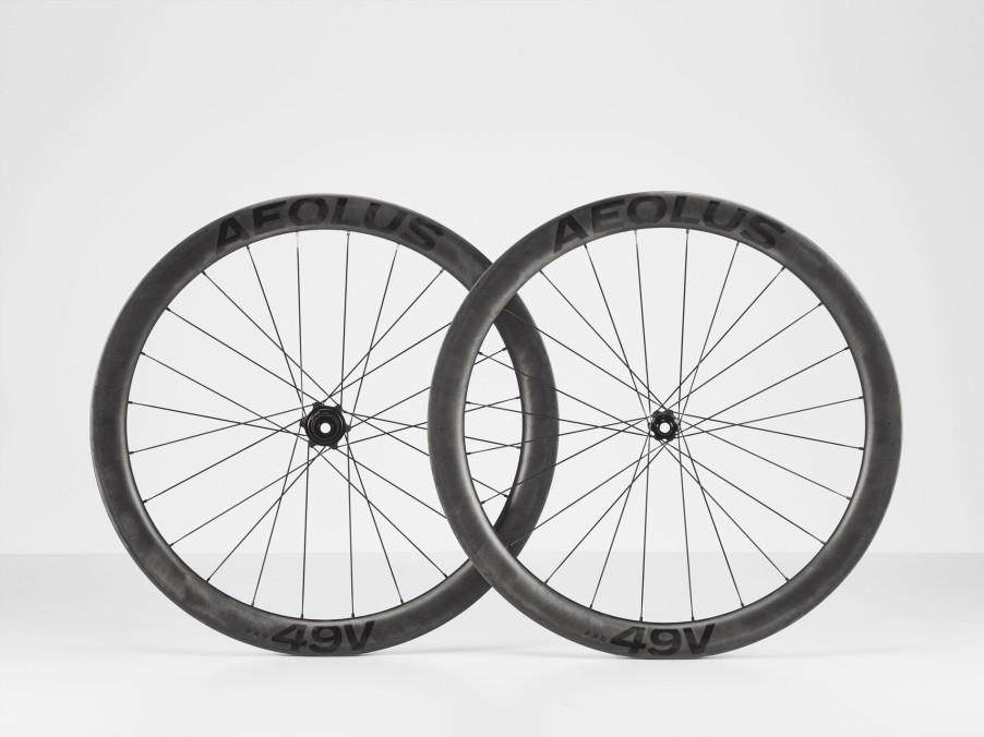 Parts Trek Road Wheels | Bontrager Aeolus Pro 49V Disc Tlr Road Wheel Black