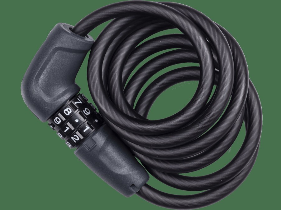 Accessories Trek Locks | Bontrager Cable Combo Lock Black