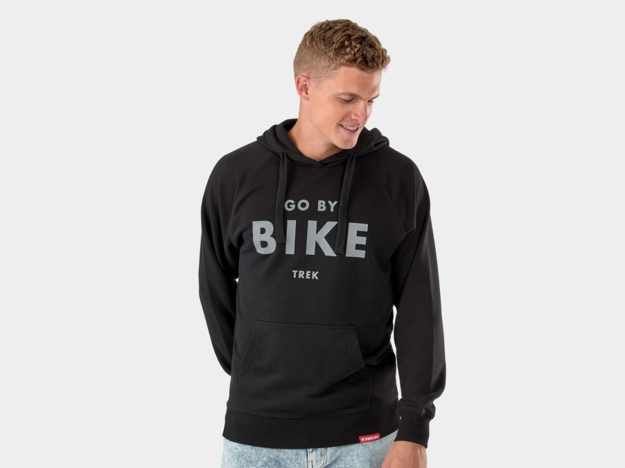 Apparel Trek Casual Wear | Trek Go By Bike Unisex Hoodie Black