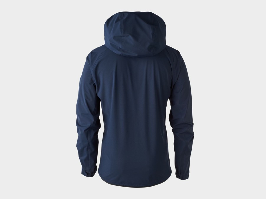 Apparel Trek Men'S Apparel | Trek Avert Mountain Bike Rain Jacket Deep Dark Blue