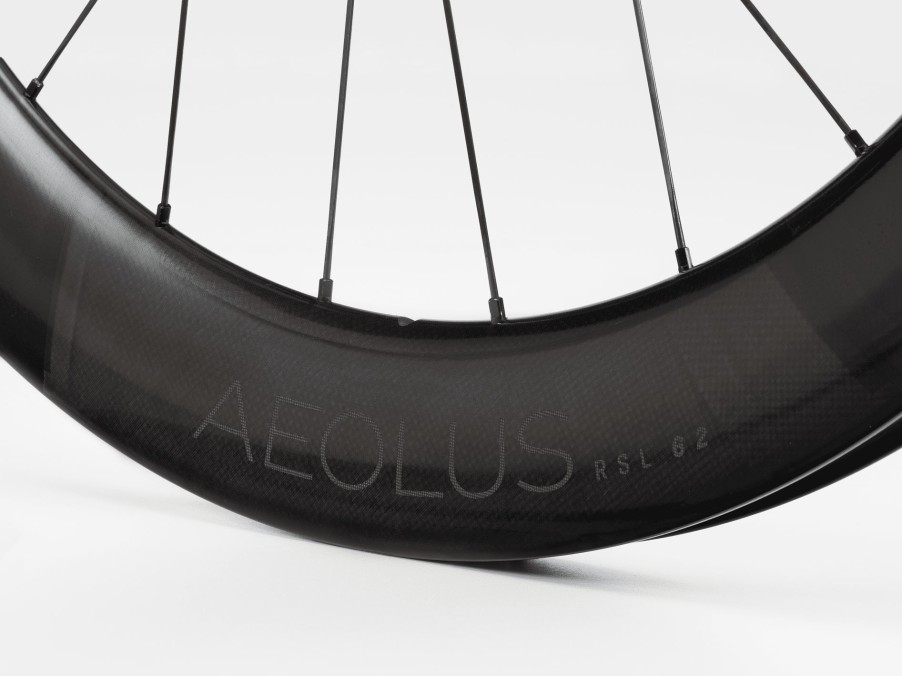 Parts Trek Road Wheels | Bontrager Aeolus Rsl 62 Tlr Disc Road Wheel Black