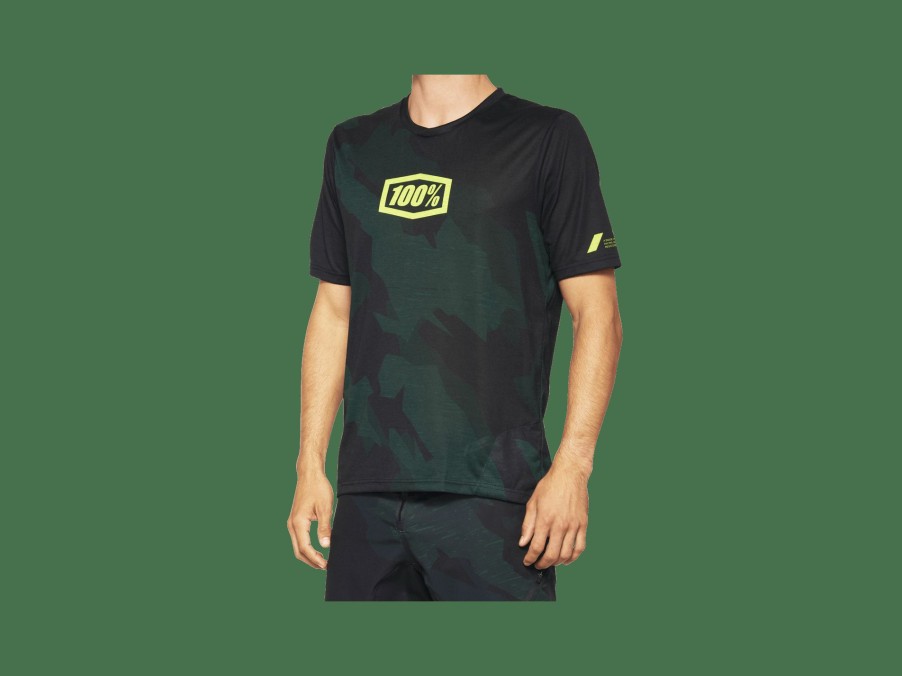 Apparel Trek Jerseys | 100% Airmatic Le Mountain Bike Jersey Dark Green/Black