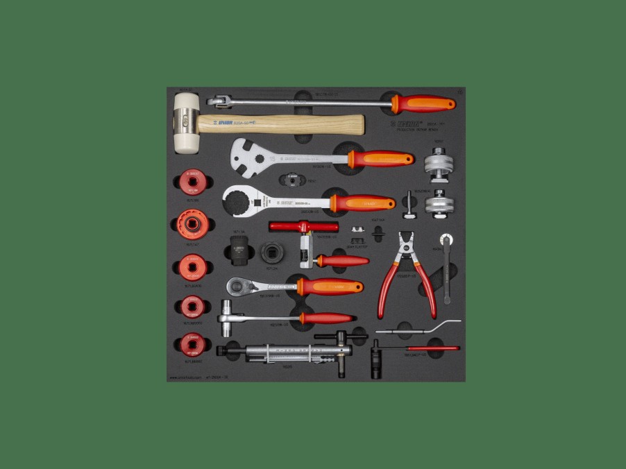 Parts Trek Tools & Maintenance | Unior Production Bench Drawer 1 Tool Tray Set Dark Grey