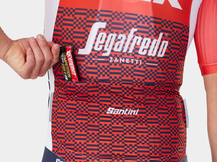 Apparel Trek Team Wear | Santini Trek-Segafredo Men'S Rsl Team Jersey White/Red