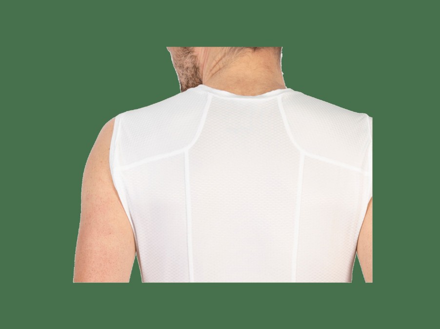 Apparel Trek Baselayers | Endura Translite Windproof Sleeveless Cycling Baselayer White