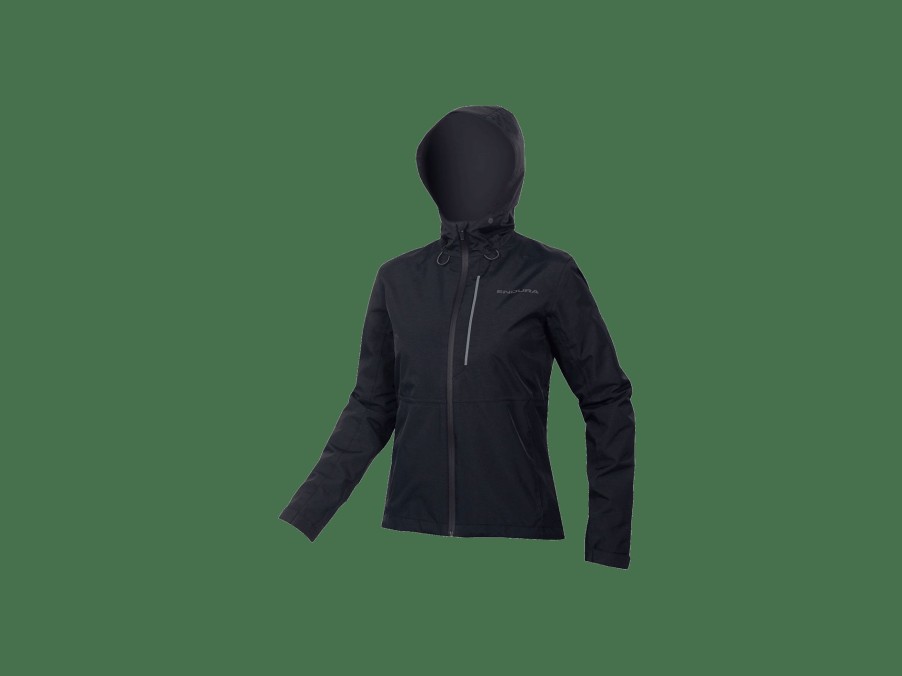 Apparel Trek Jackets & Vests | Endura Women'S Hummvee Waterproof Hooded Cycling Jacket Dark Red