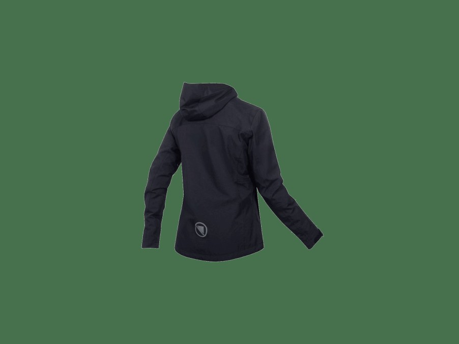 Apparel Trek Jackets & Vests | Endura Women'S Hummvee Waterproof Hooded Cycling Jacket Dark Red