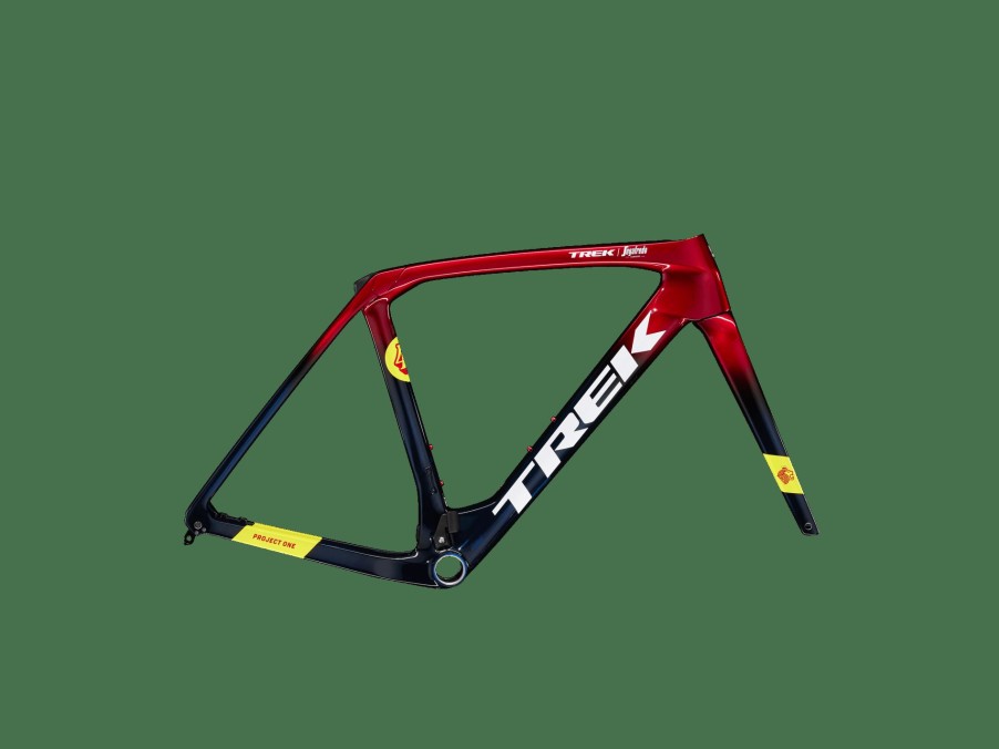 Gravel Trek | Domane Rsl Gen 4 Frameset Metallic Red Smoke To Blue Smoke Fade