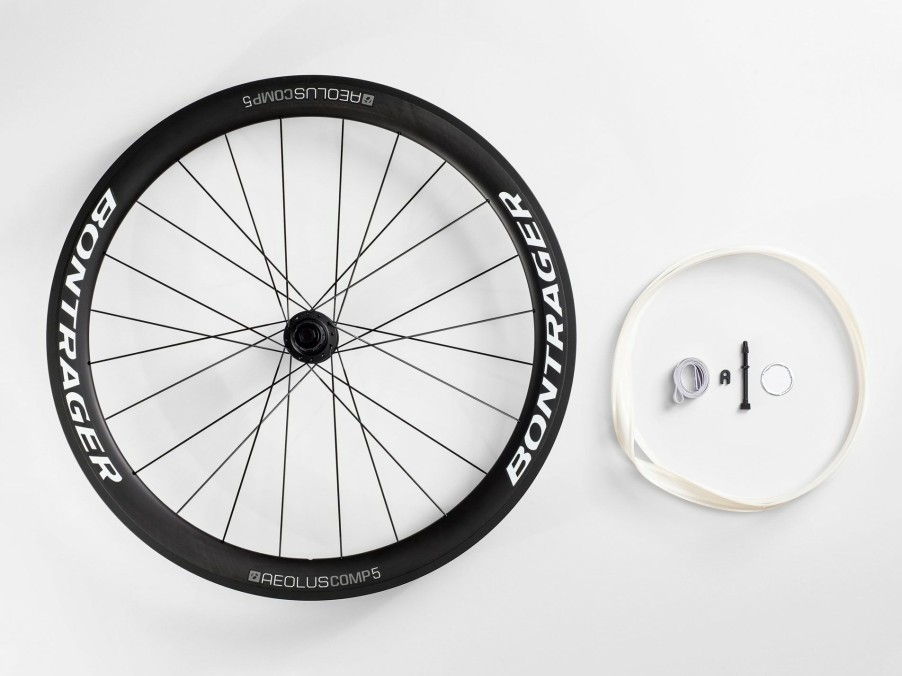 Parts Trek Road Wheels | Bontrager Aeolus Comp 5 Tlr Disc Road Wheel White/Anthracite