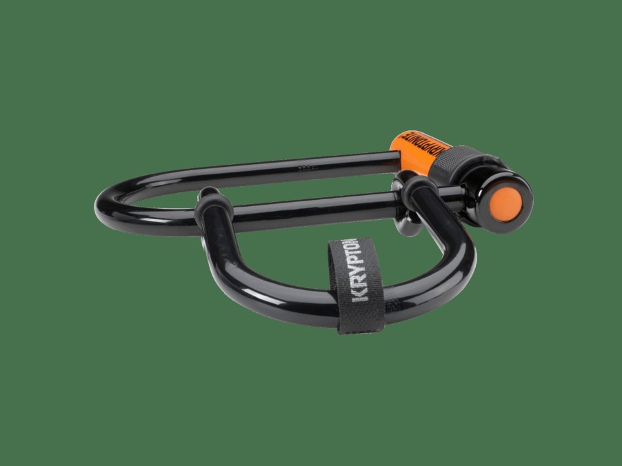 Accessories Trek Locks | Kryptonite New-U Messenger Mini+ U-Lock Black