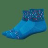 Apparel Trek Socks | Defeet Wooleator Comp 2'' Women'S Abacus Socks Blue