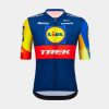 Apparel Trek Team Wear | Santini Lidl-Trek Women'S Replica Race Jersey Dark Blue/Yellow