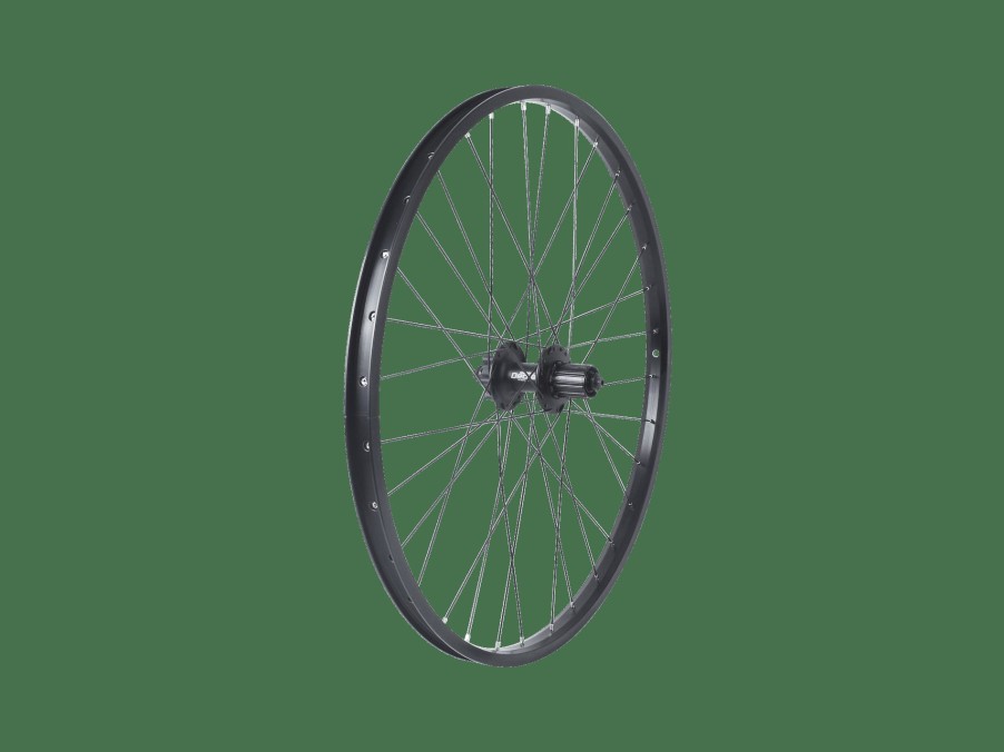 Parts Trek Mountain Wheels | Sta-Tru 26" Qr Double-Wall Alloy 6-Bolt Disc Mtb Wheel Black