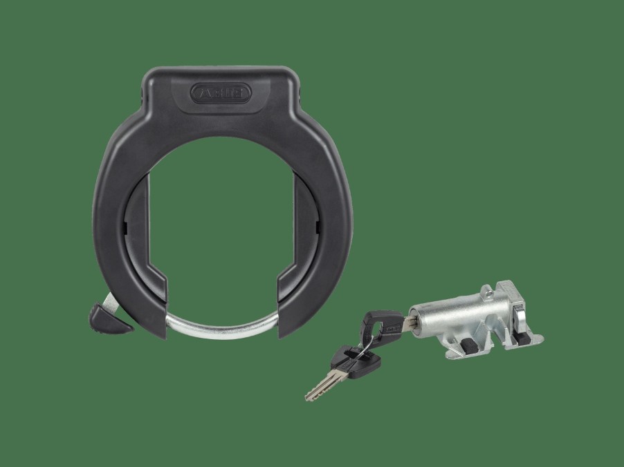 Accessories Trek Locks | Abus Ring Lock 4750Xl R & Rib Battery Lock Bes3 Dt3 T82 Black