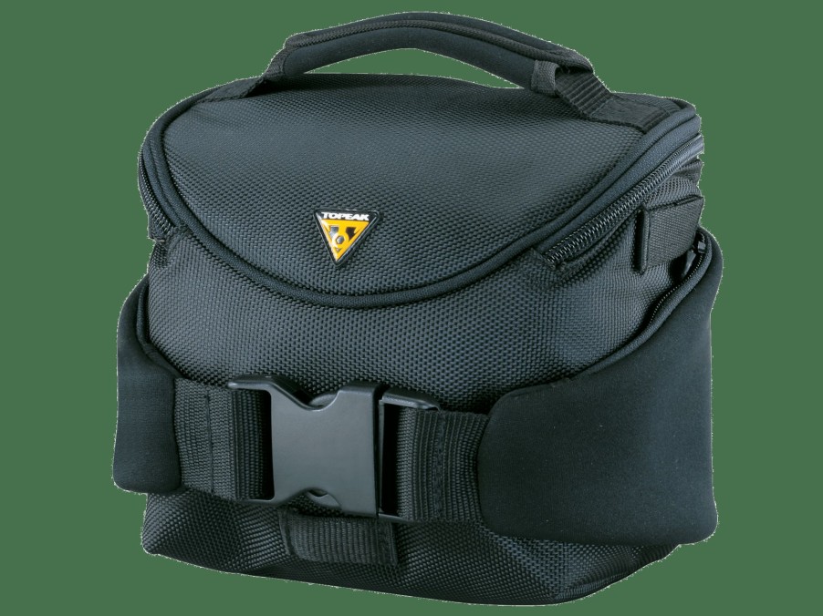 Accessories Trek Bags & Panniers | Topeak Tourguide Compact Handlebar Bag Black